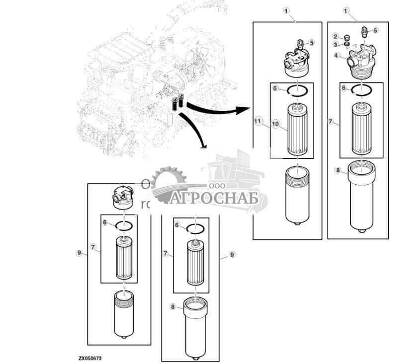 Фильтр трансмиссионного масла 